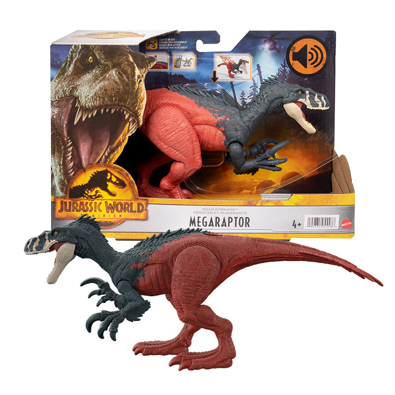 Mô Hình Khủng Long MEGARAPTOR có âm thanh JURASSIC WORLD MATTEL HDX17