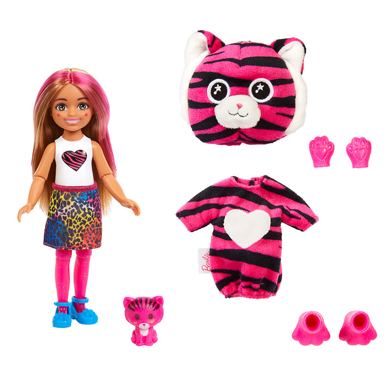 Búp bê Chelsea Cutie Reveal - Baby Tiger BARBIE HKR12