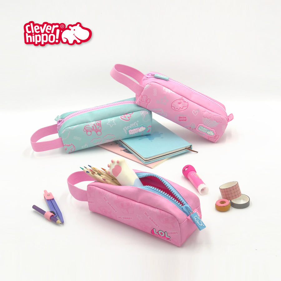 Hộp Bút Classic - Boba Sành Điệu Hồng CLEVER HIPPO HC0105