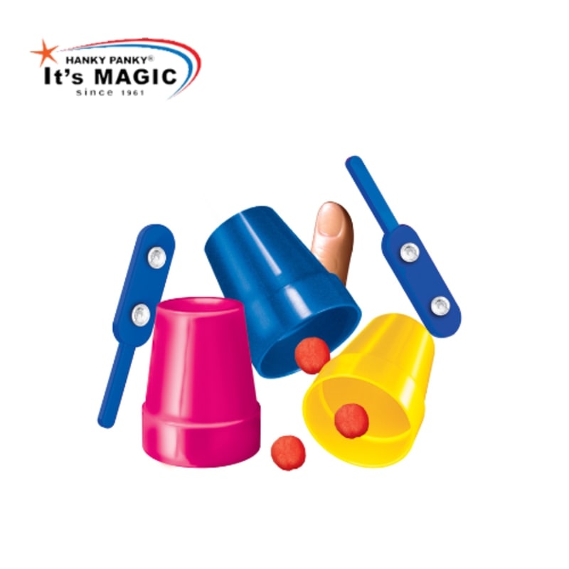 Happy Magic set of 25 magic tricks with cups and balls Hanky Panky HP1941