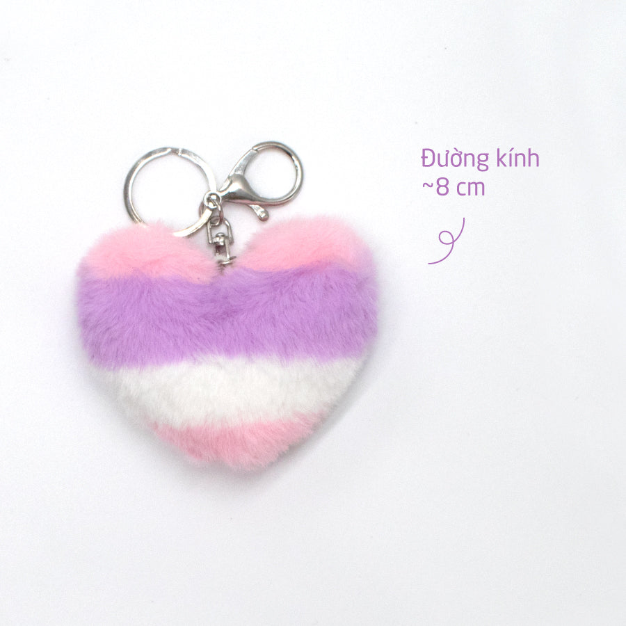 Móc khóa Pom pom CLEVERHIPPO KCP2401