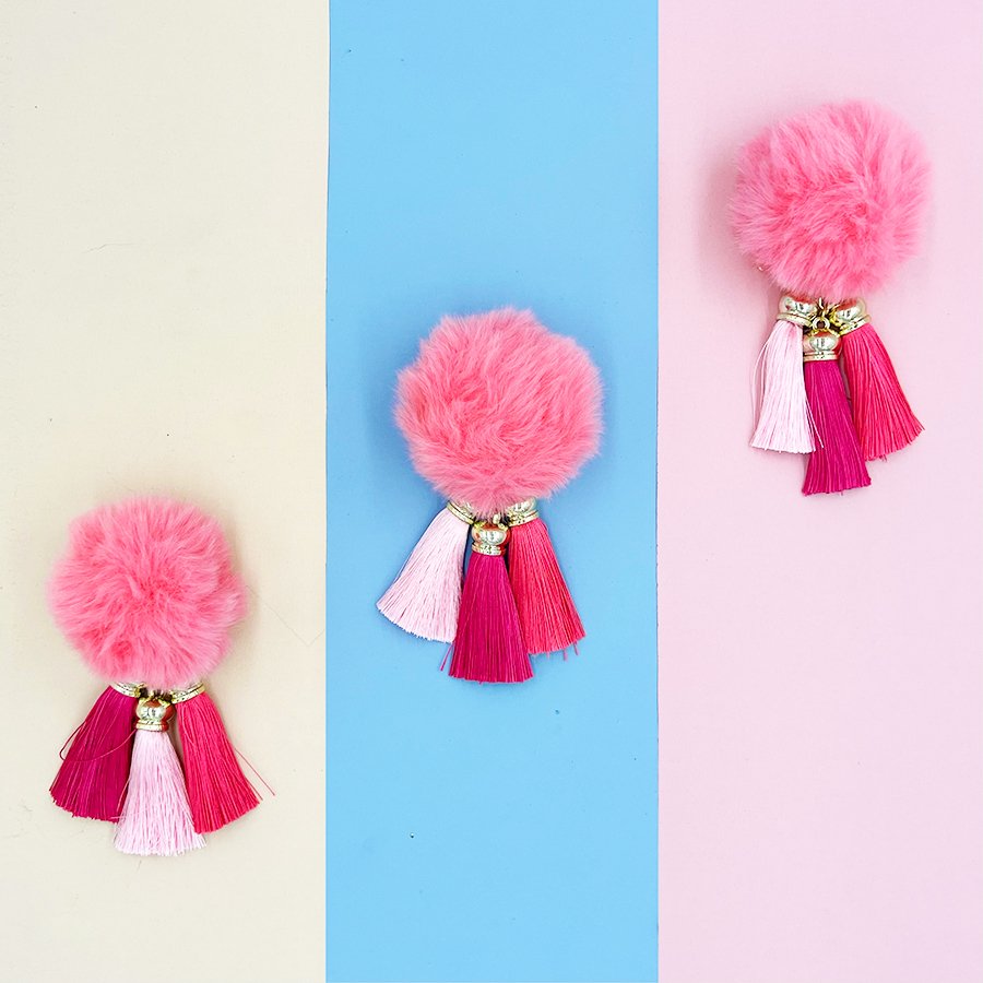 Pom Pom keychain - Dreamy Girl CLEVERHIPPO KCP2404