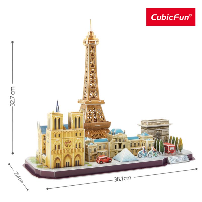 3D puzzle children's toy: City of Paris PUZZLES MC254H