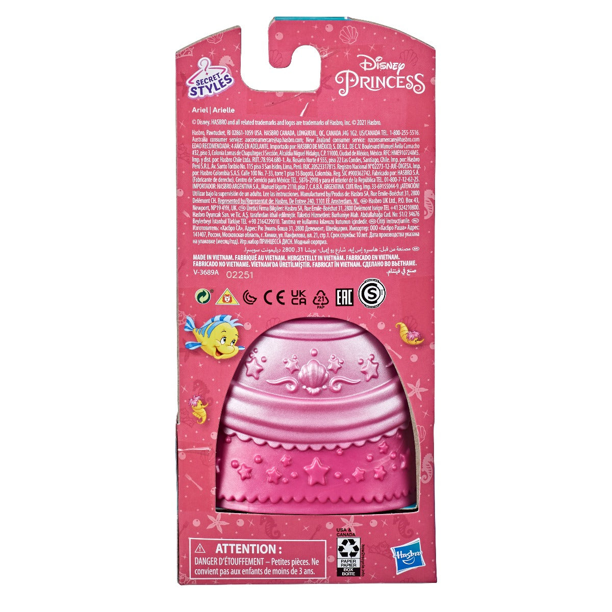 Princess Ariel and the magical dress DISNEY PRINCESS F1250