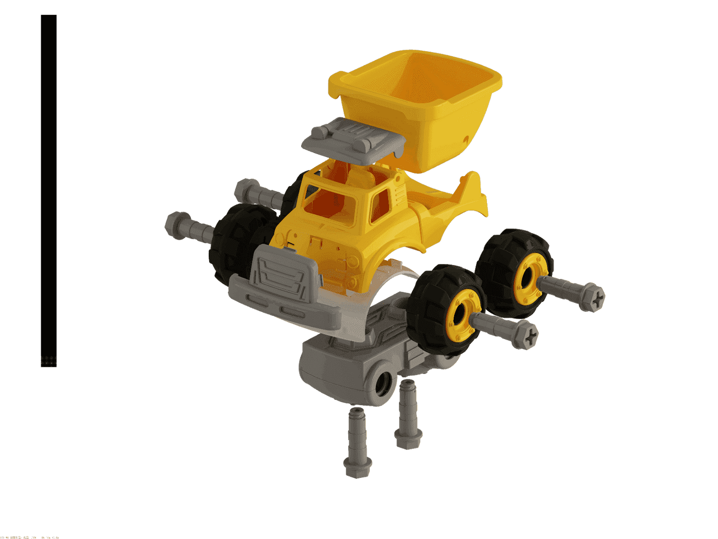 Vecto DIY assembly toy - VECTO OK1016 dump truck