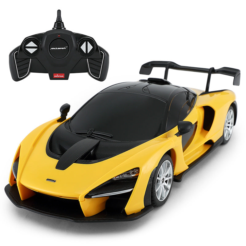 R/C car 1:18 McLaren Senna in Yellow RASTAR R96300-YEL