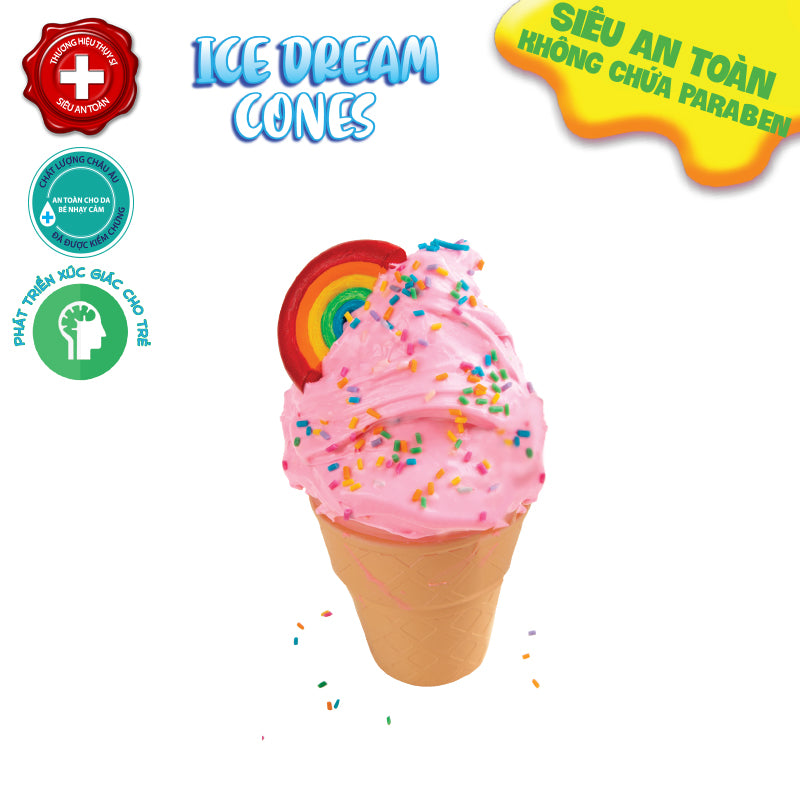 Slimy sweet ice cream cone_rainbow SLIMY 33919