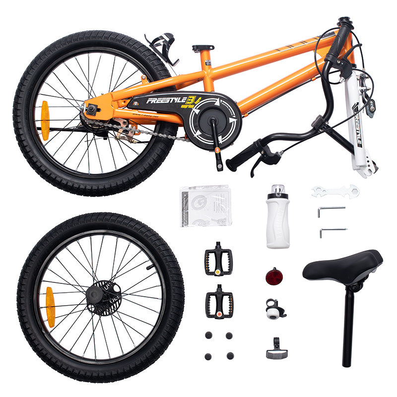 Xe đạp trẻ em RoyalBaby Freestyle 18 inch Màu Cam RB18B-6-OR