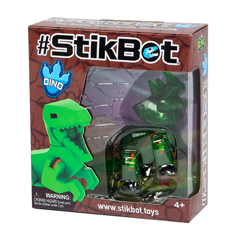 Stikbot small dinosaur triceratops-green STIKBOT TST622DN