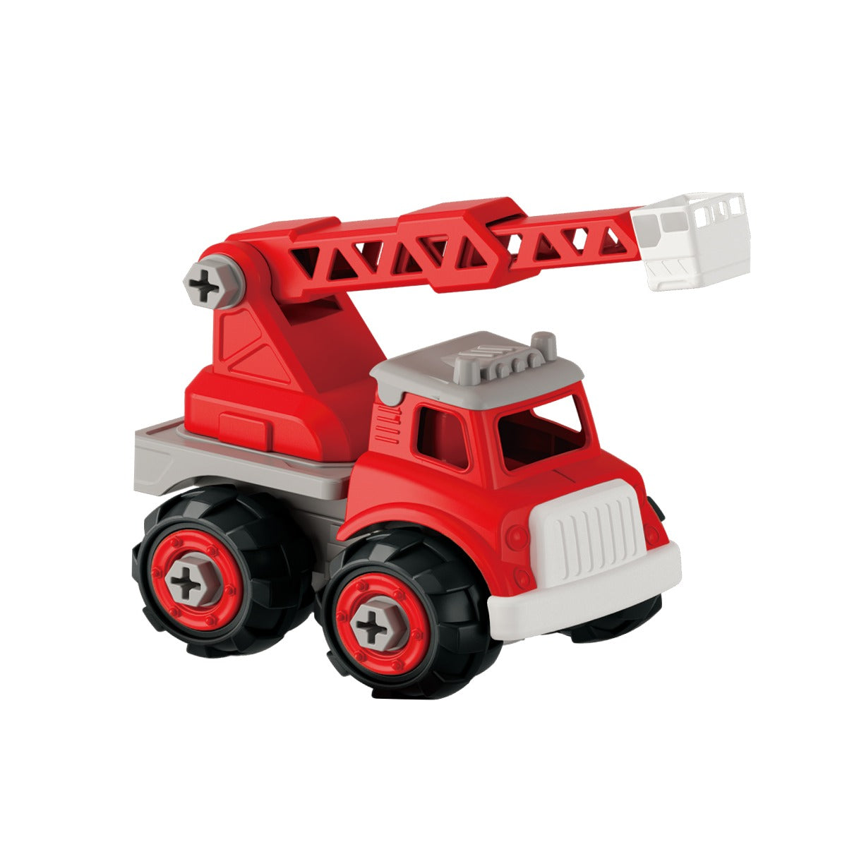 Bộ đồ chơi lắp ráp Vecto DIY - 4 xe cứu hỏa VECTO VT1061