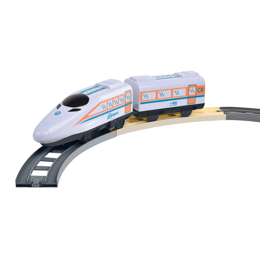 Bộ đồ chơi lắp ráp đường ray và tàu điện cao tốc chạy pin VECTO VT1628-11