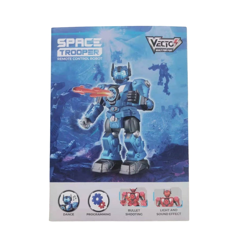 Red Space Warrior Remote Control Robot Toy VECTO VT27110