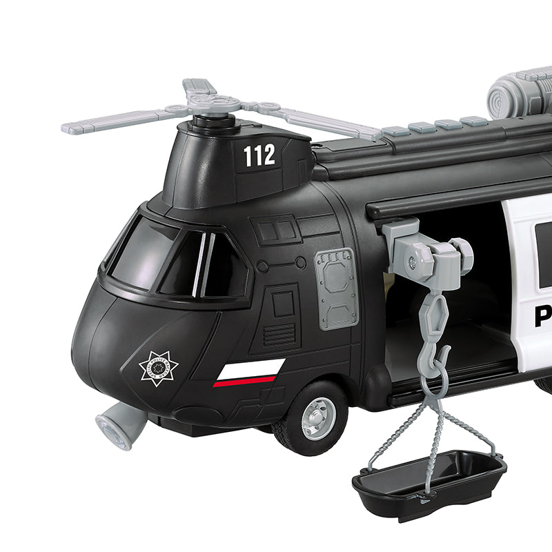 Police helicopter (black) VECTO VT640