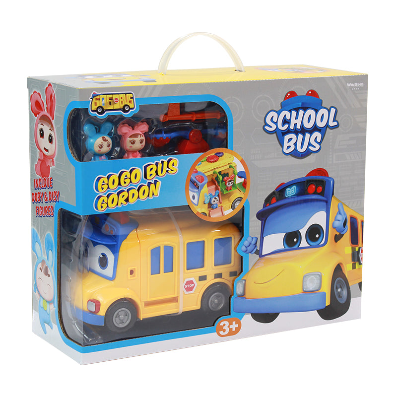 Bộ Playset Xe buýt đến trường GoGo Bus GOGO BUS YS3023A