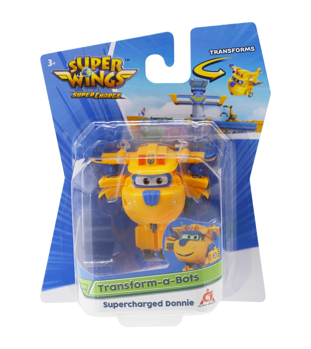 Đồ chơi Robot Biến Hình Cỡ Nhỏ Donnie siêu cấp SUPERWINGS YW740042