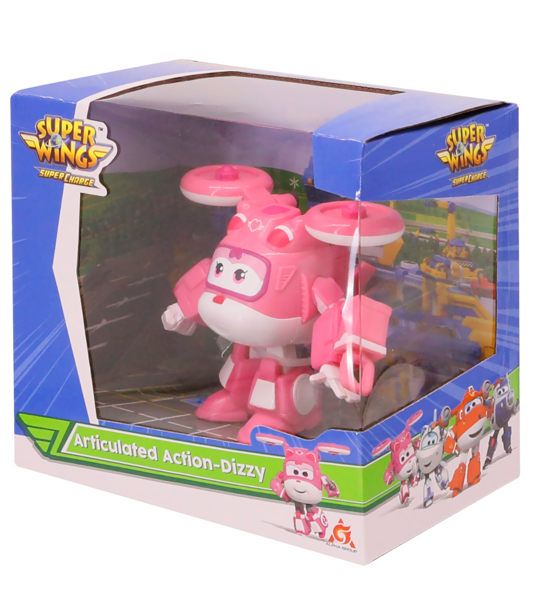 Dizzy Mini Tornado Dizzy Robot Toy SUPERWINGS YW740993