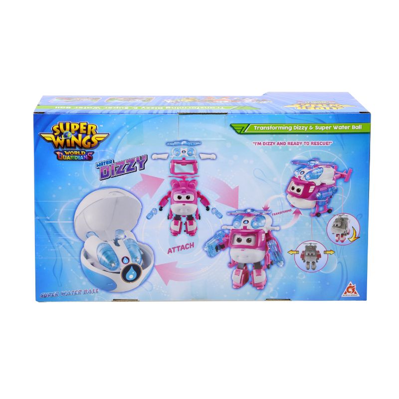 Robot biến hình Dizzy Lốc Xoáy và quả bóng sức mạnh nước
SUPERWINGS YW760964