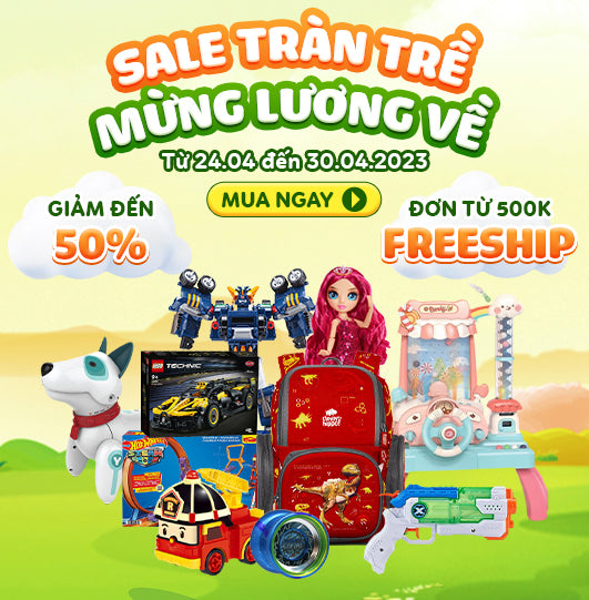 Mừng cuối tháng lương về 24/4 - 30/4 - Mykingdom tung deal cực cool