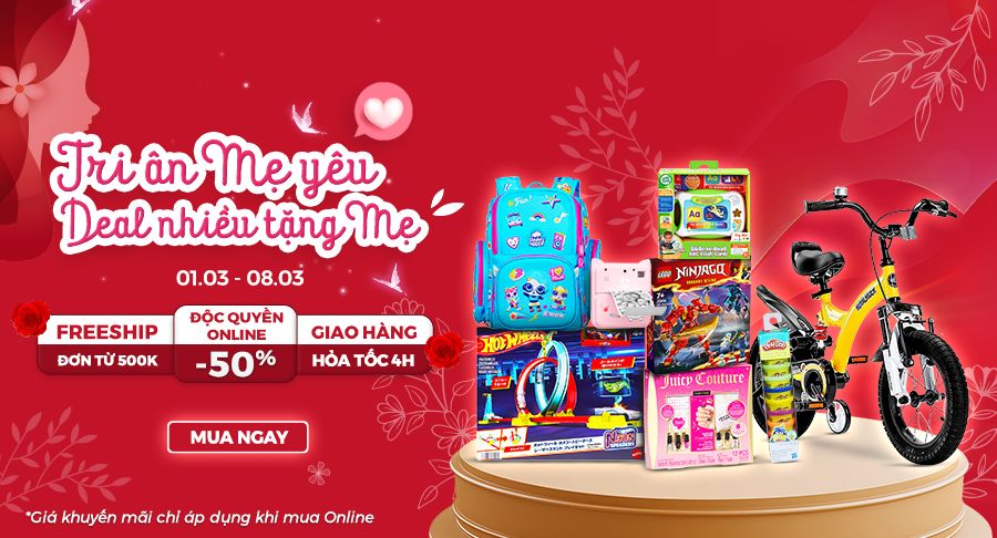 Mừng Ngày 8/3: Tri Ân Mẹ Yêu - Deal Nhiều Tặng Mẹ!