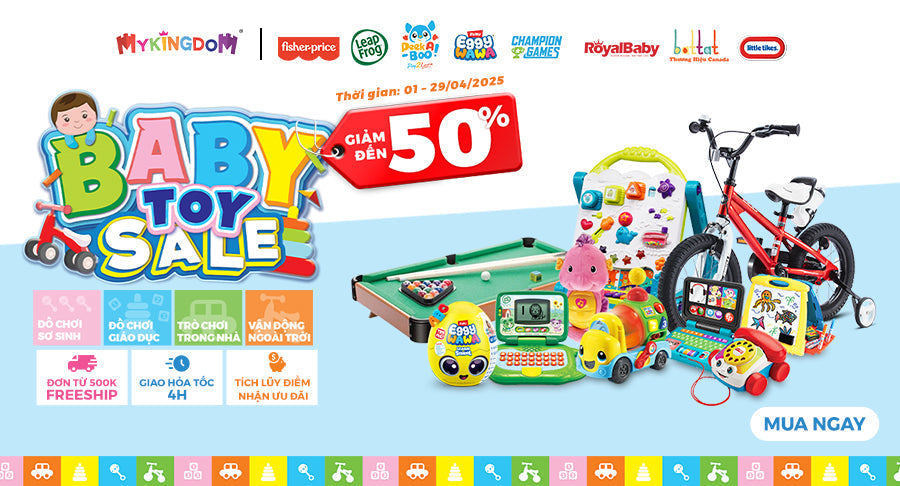 BABY TOY SALE - GIẢM GIÁ, QUÀ TẶNG THẢ GA!