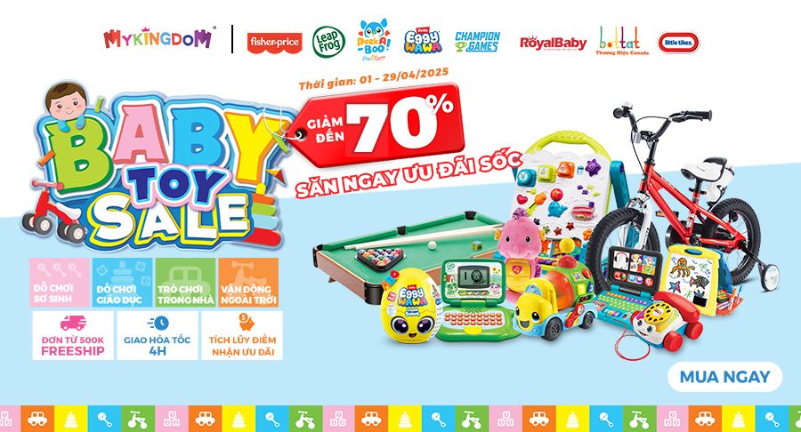 Baby Toy Sale - Săn ngay ưu đãi sốc giảm tới 70%!