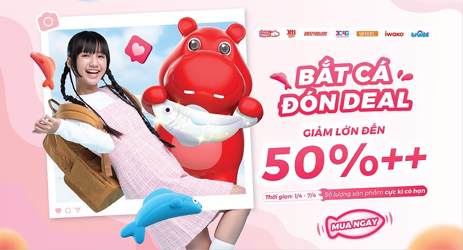 Bắt cá đón deal - Mua balo tặng bình nước - Giảm đến 70%