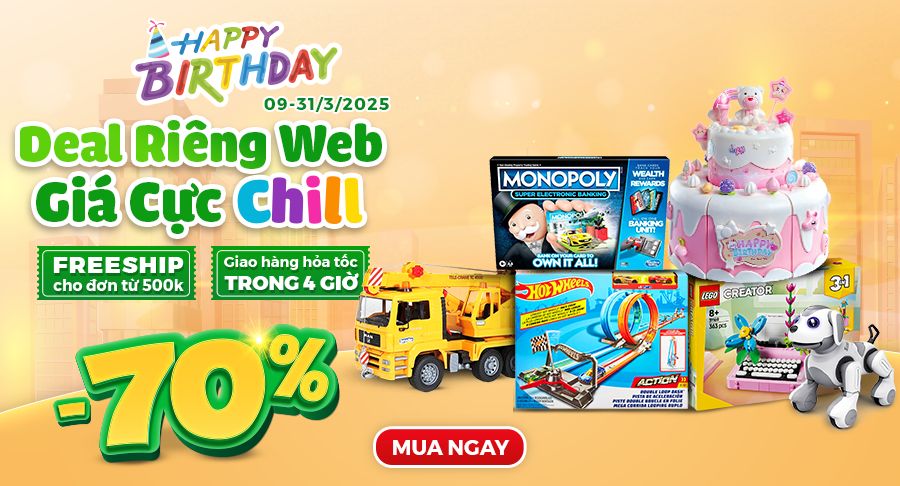 Tưng bừng chào đón sinh nhật Mykingdom - Hàng trăm ưu đãi độc quyền online -70%
