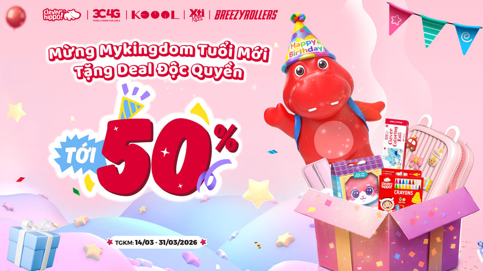 Săn được gì tại Mykingdom Birthday? Loạt balo, giày, phụ kiện giảm đến 60%