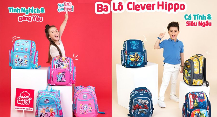 CLEVER HIPPO – Balo hỗ trợ chống gù lưng thế hệ mới
