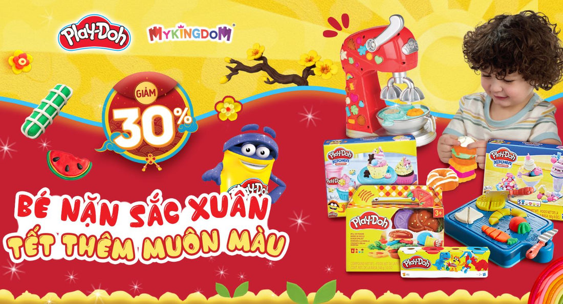 Bột nặn Playdoh an toàn: Lựa chọn số 1 giúp con sáng tạo