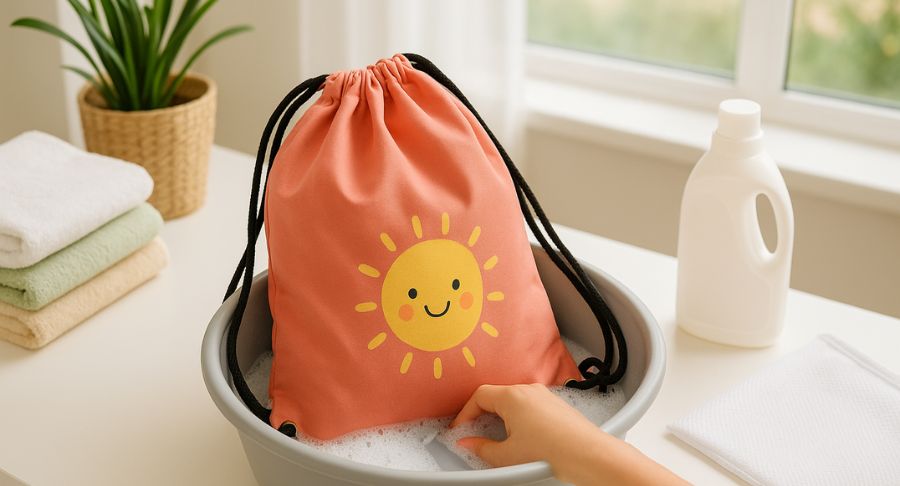 5 cách giặt túi rút không bị phai màu, ba mẹ nào cũng làm được