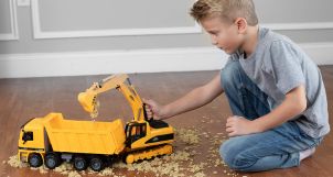 Đồ chơi xe Bruder công trình cùng bé khám phá thế giới xây dựng