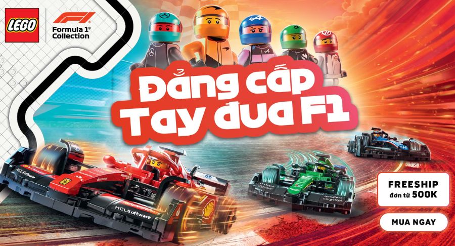 Đẳng cấp tay đua F1 - Giảm đến 30%