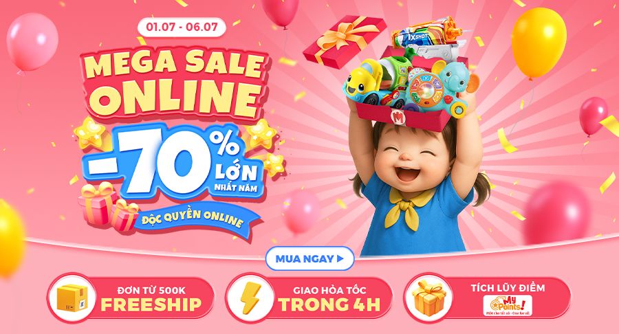 [MEGA SALE ONLINE] SALE LỚN NHẤT NĂM - ĐẾN 70%: HÀNG GÌ CŨNG GIẢM!