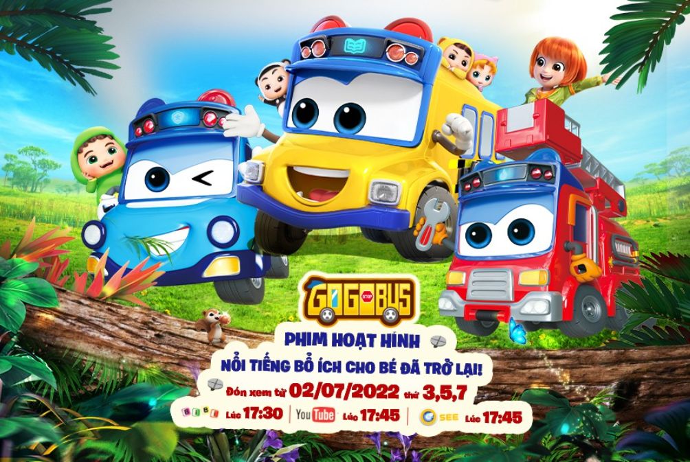 Series phim hoạt hình Gogo Bus khuấy đảo mùa hè với phần 3 hoàn toàn mới