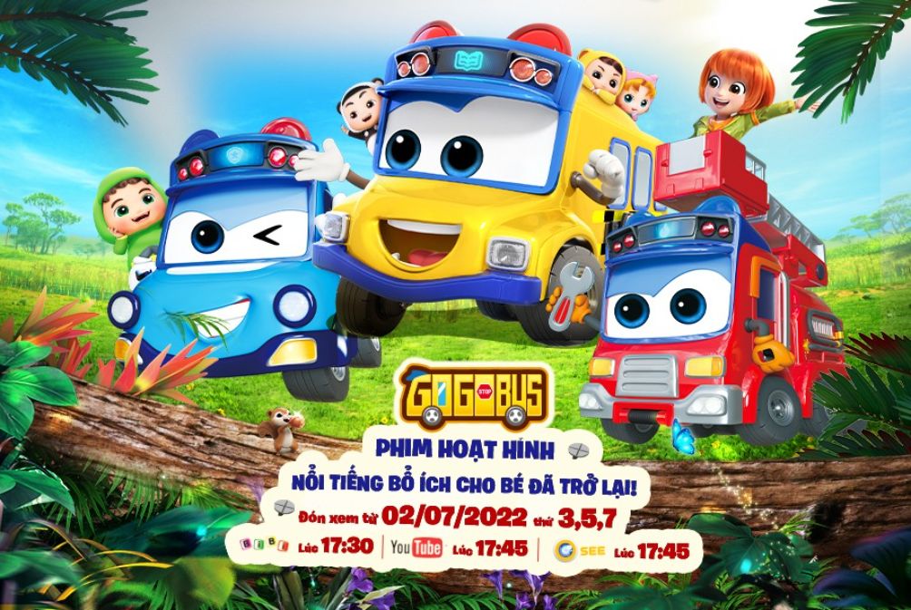 Series phim hoạt hình Gogo Bus khuấy đảo mùa hè với phần 3 hoàn toàn mới