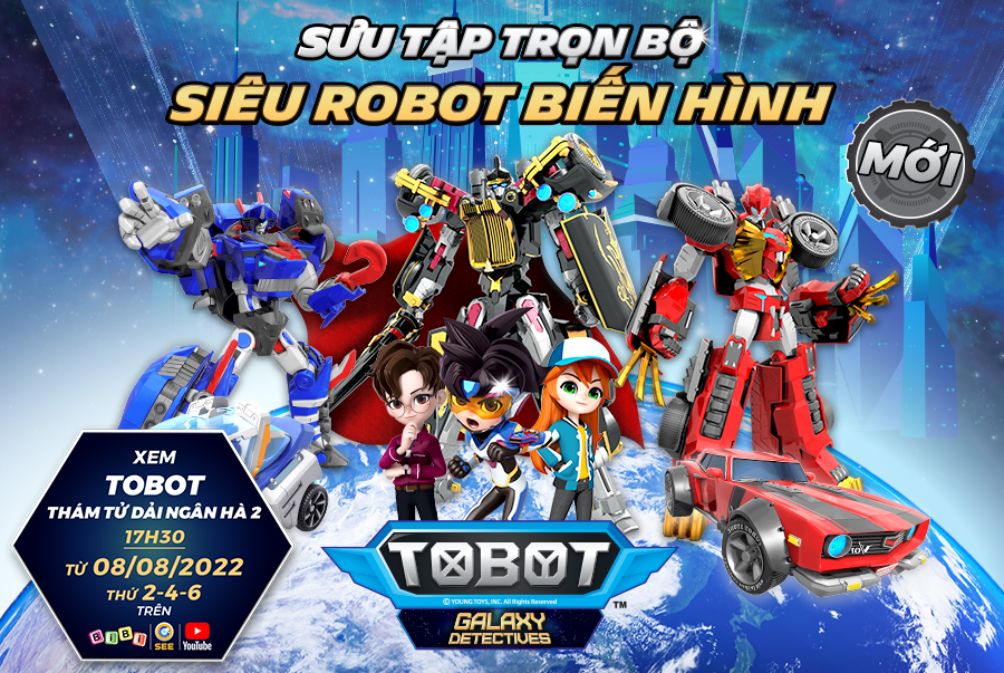Bộ sưu tập đồ chơi TOBOT - Thám tử dải ngân hà mới nhất 2022