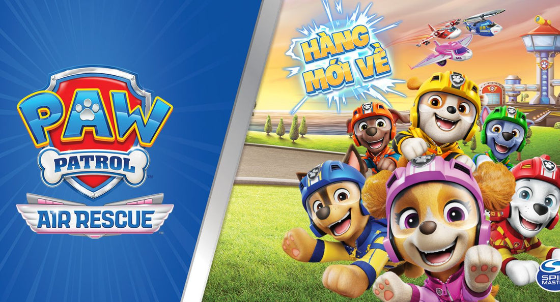 Paw Patrol hàng mới về - Full mẫu Chase, Marshall, Skye