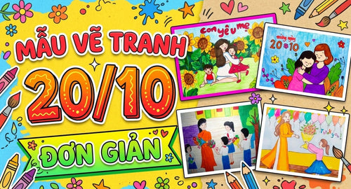 day-con-thong-minh-ve-tranh-20-10-don-gian