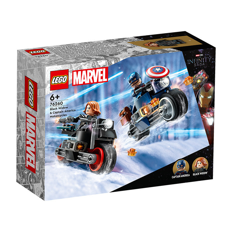 Đồ chơi lắp ráp Cuộc rượt đuổi Captain America & Black Widow LEGO SUPERHEROES 76260