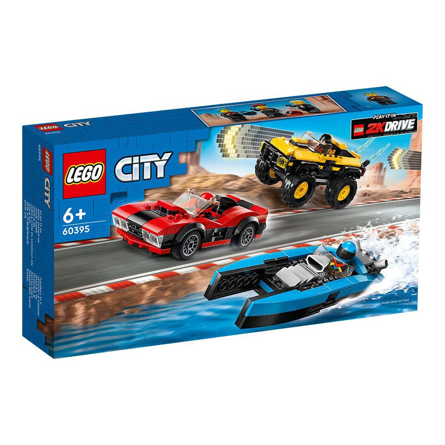 Đồ Chơi Lắp Ráp Bộ Sưu Tập 3 Xe Đua Kết Hợp LEGO CITY 60395