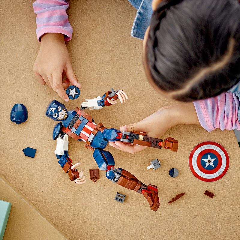 Đồ chơi lắp ráp Mô hình đội trưởng Mỹ Captain America - LEGO SUPERHEROES 76258