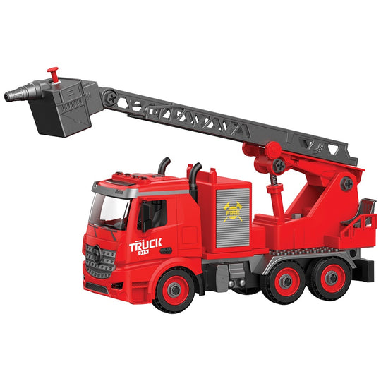 VECTO DIY assembly toy VECTO VT9080B fire truck