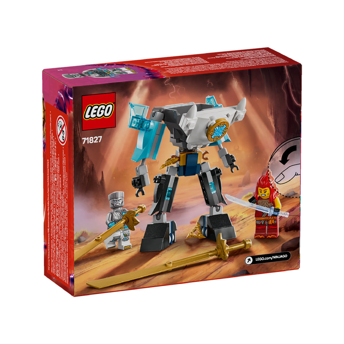 Đồ Chơi Lắp Ráp Chiến Giáp Của Zane LEGO NINJAGO 71827