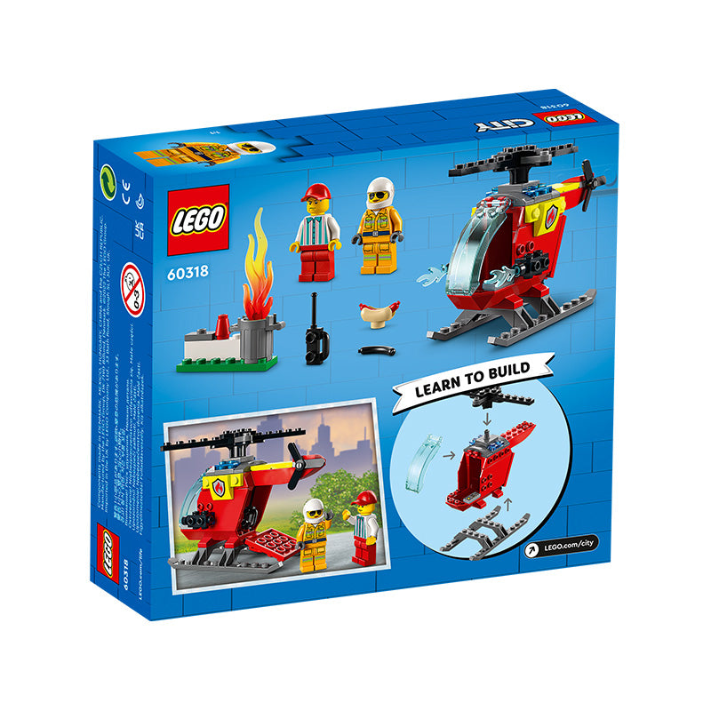Đồ Chơi Lắp Ráp Trực Thăng Cứu Hỏa LEGO CITY 60318