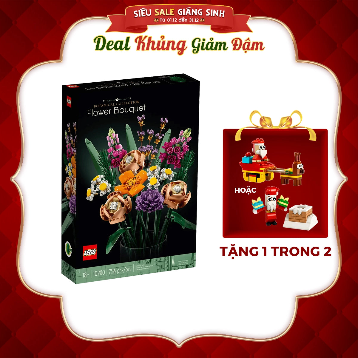 Đồ Chơi Lắp Ráp Bó Hoa Lego LEGO BOTANICALS 10280 (756 Chi tiết)