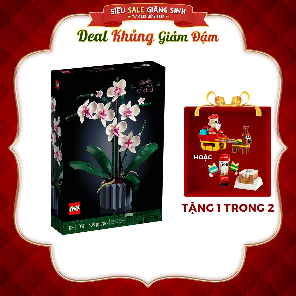 Đồ Chơi Lắp Ráp Hoa Lan Lego LEGO BOTANICALS 10311 (608 chi tiết)