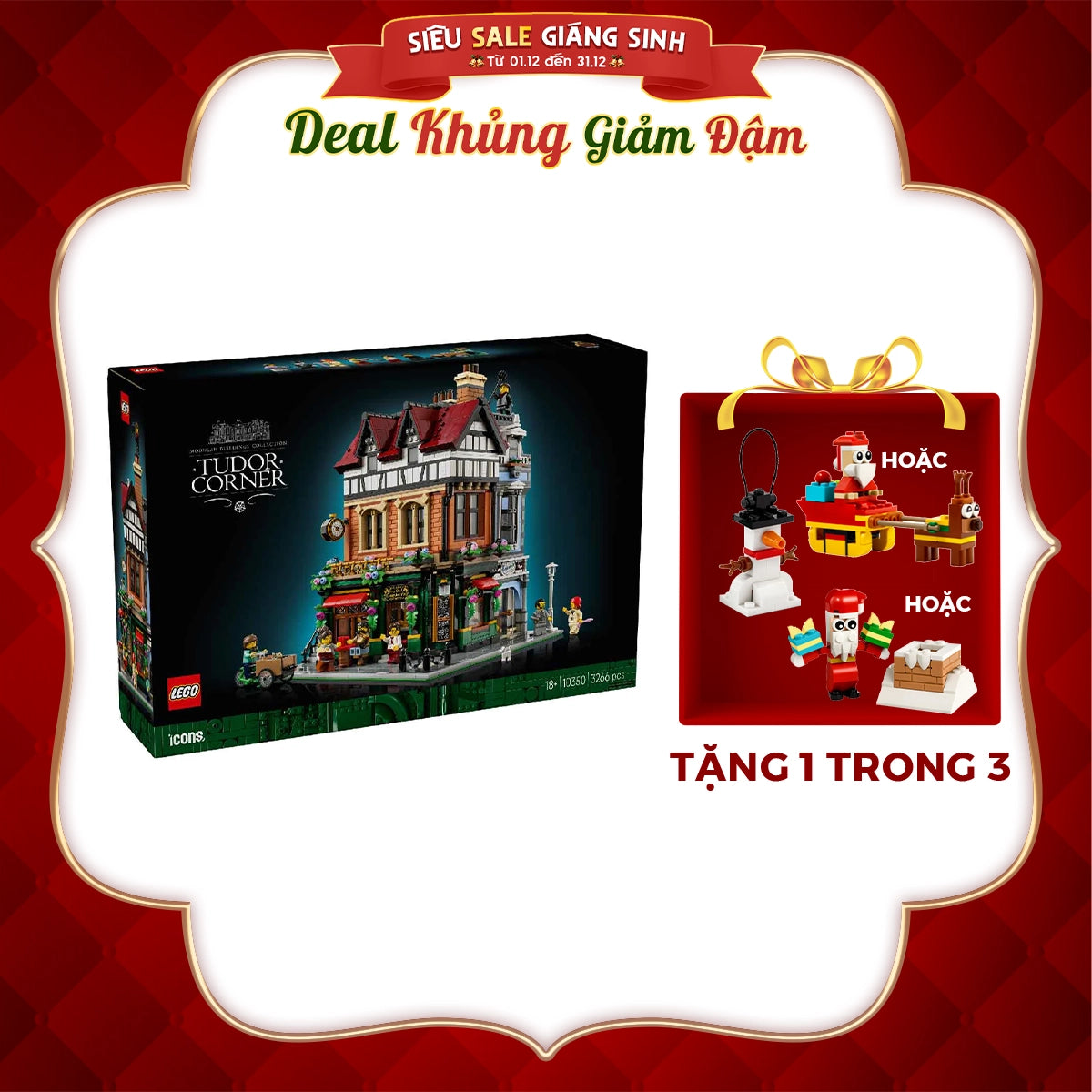 Đồ Chơi Lắp Ráp Góc Nhà Tudor LEGO ICONS 10350