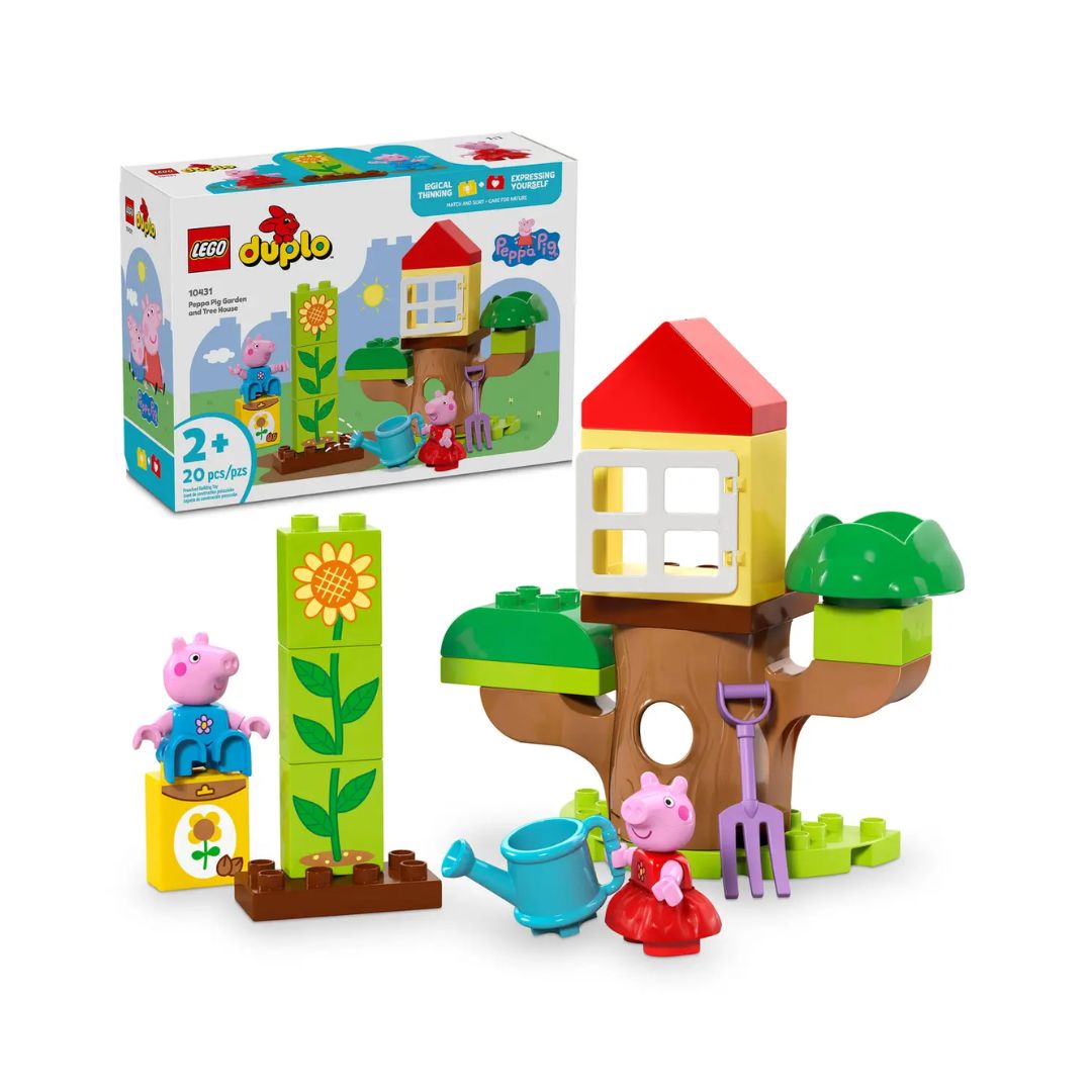 Đồ Chơi Lắp Ráp Khu Vườn Và Nhà Cây Của Peppa Pig LEGO DUPLO 10431 (20 chi tiết)