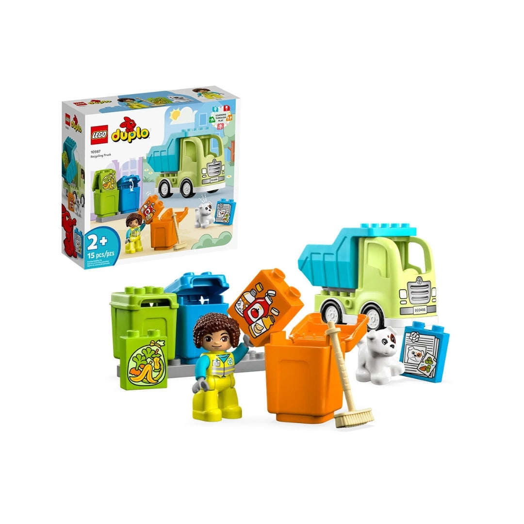 Đồ chơi lắp ráp Xe rác tái chế LEGO DUPLO 10987